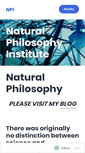 Mobile Screenshot of naturalphilosophyinstitute.org